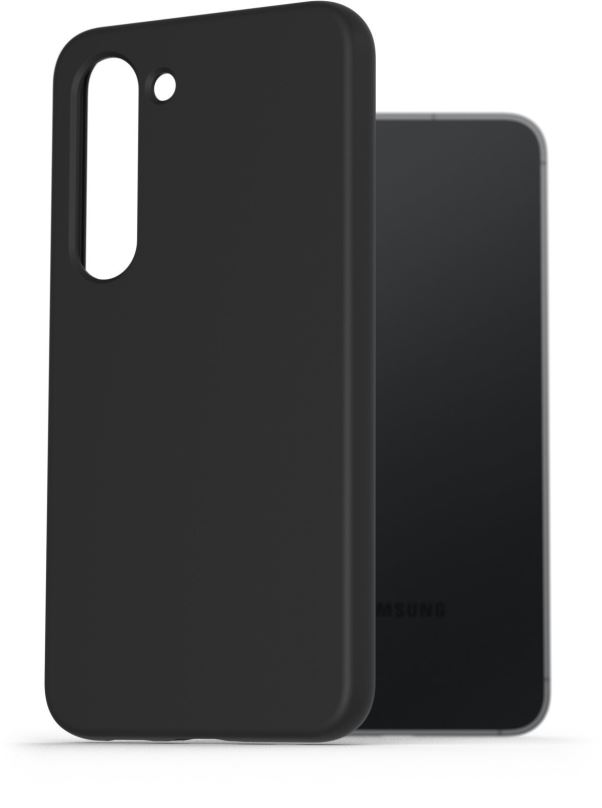 Kryt na mobil AlzaGuard Premium Liquid Silicone Case pro Samsung Galaxy S23 5G černé