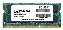 Operační paměť Patriot SO-DIMM 4GB DDR3 1600MHz CL11 Signature Line