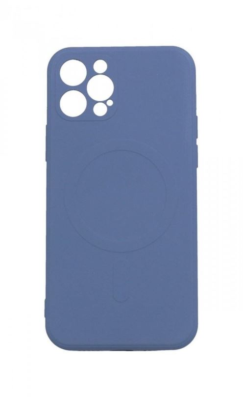 Kryt na mobil TopQ Kryt iPhone 12 Pro s MagSafe modrý 85011