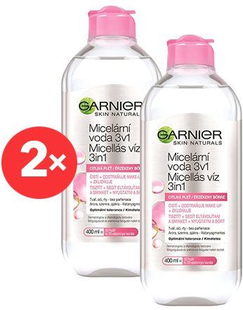 Kosmetická sada GARNIER Micellar Cleansing Water 2 x 400 ml