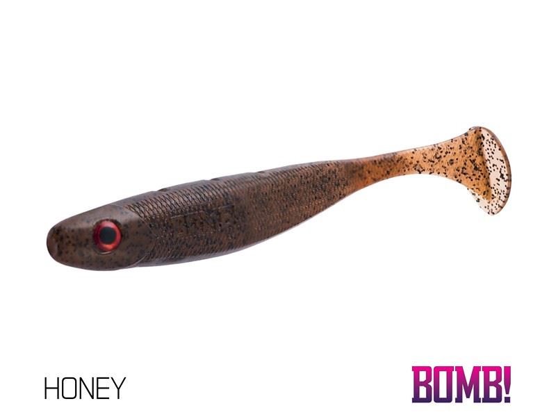 Delphin Gumová nástraha BOMB! Rippa 10cm Honey 5ks