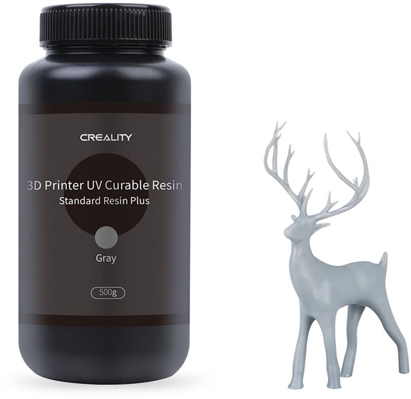 UV resin Creality grey 0,5 kg - Standard Rigid Resin Plus