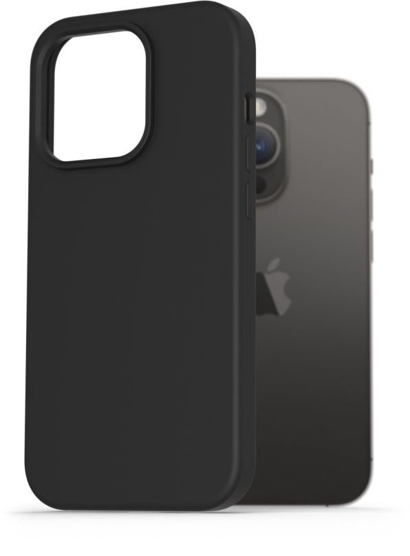 Kryt na mobil AlzaGuard Premium Liquid Silicone Case pro iPhone 14 Pro černé