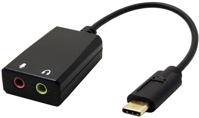 Redukce OEM Adaptér USB C(M) - 2x jack 3,5F