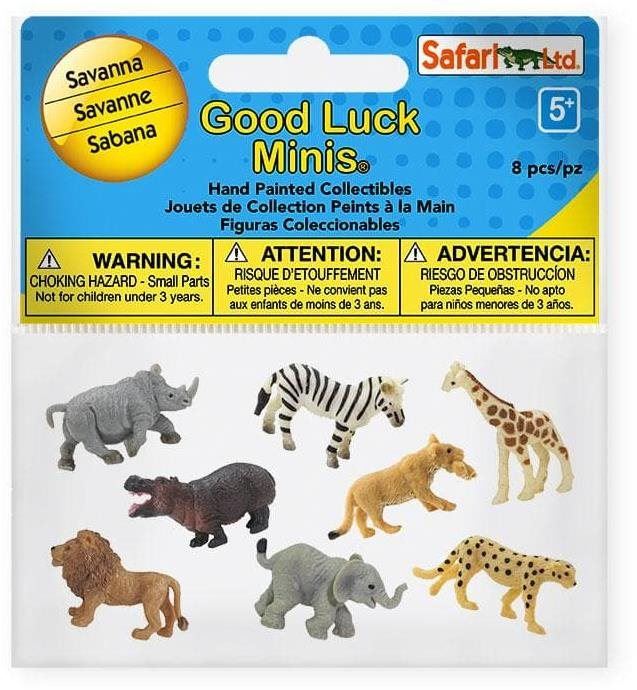 Set figurek a příslušenství Safari Ltd. Good Luck Minis Funpack - Savana