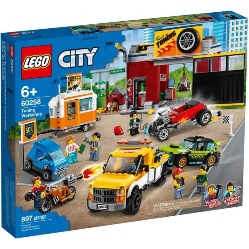 LEGO stavebnice LEGO City Nitro Wheels 60258 Tuningová dílna
