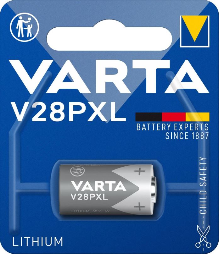Knoflíková baterie VARTA speciální lithiová baterie V28PXL 1ks