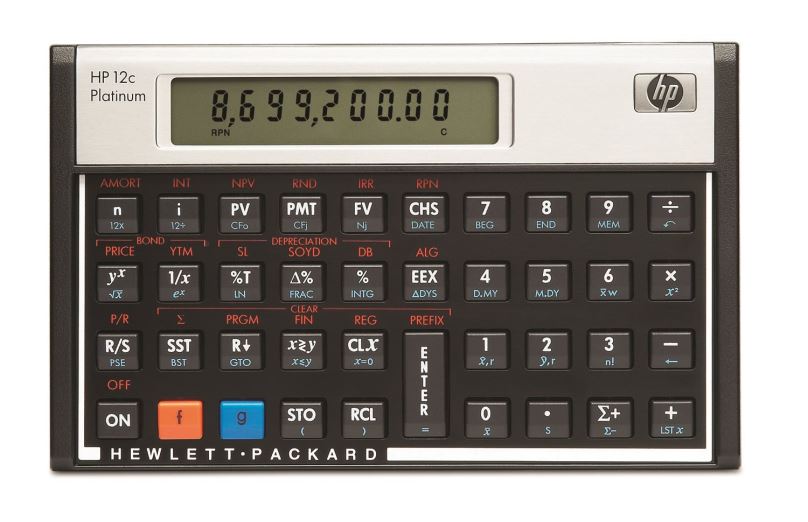 Kalkulačka HP 12c Platinum