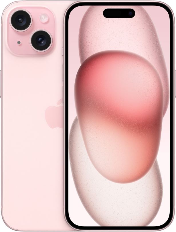 Mobilní telefon APPLE iPhone 15 128GB růžová