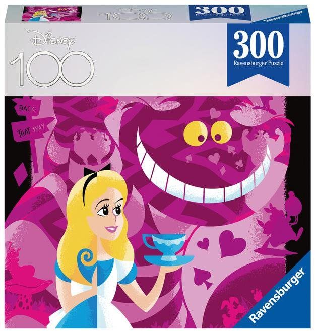 Puzzle Ravensburger Puzzle 133741 Disney 100 Let: Alenka V Říši Divů 300 Dílků
