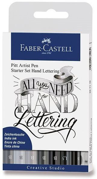 Fixy FABR-CASTELL Pitt Artist Pen Hand Lettering, sada 9 ks