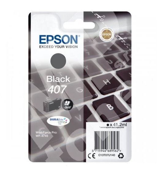 Cartridge Epson T07U140 č.407 černá