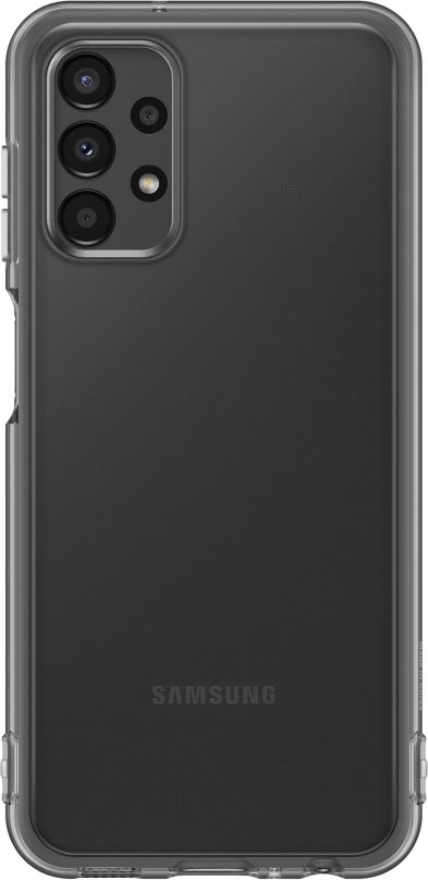 Kryt na mobil Samsung Galaxy A13 Poloprůhledný zadní kryt černý