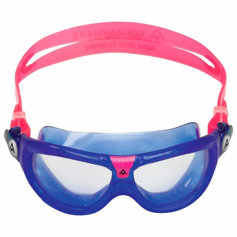 Plavecké brýle Aqua Sphere Dětské plavecké brýle SEAL KID 2 XB NEW čirá skla, modrá/růžová