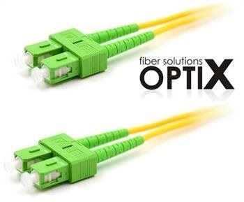 Datový kabel OPTIX SC/APC-SC/APC optický patch cord 09/125 7m G657A