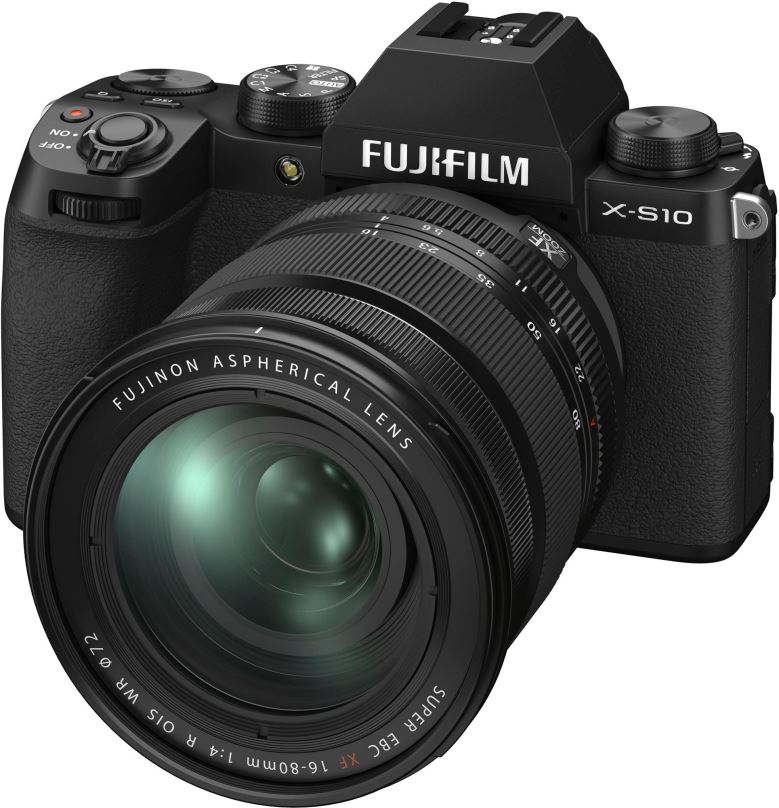 Digitální fotoaparát Fujifilm X-S10 + XF 16-80 mm f/4,0 R OIS WR černý