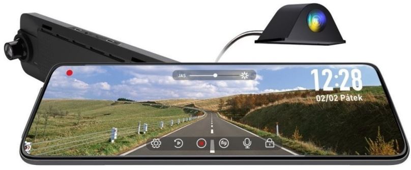 Kamera do auta Cel-Tec M12 DUAL GPS Exclusive