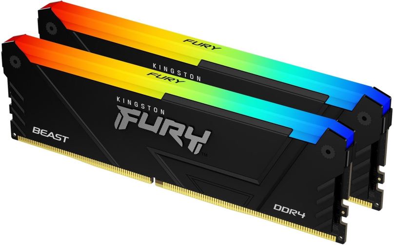 Operační paměť Kingston FURY 64GB KIT DDR4 3200MHz CL16 Beast Black RGB