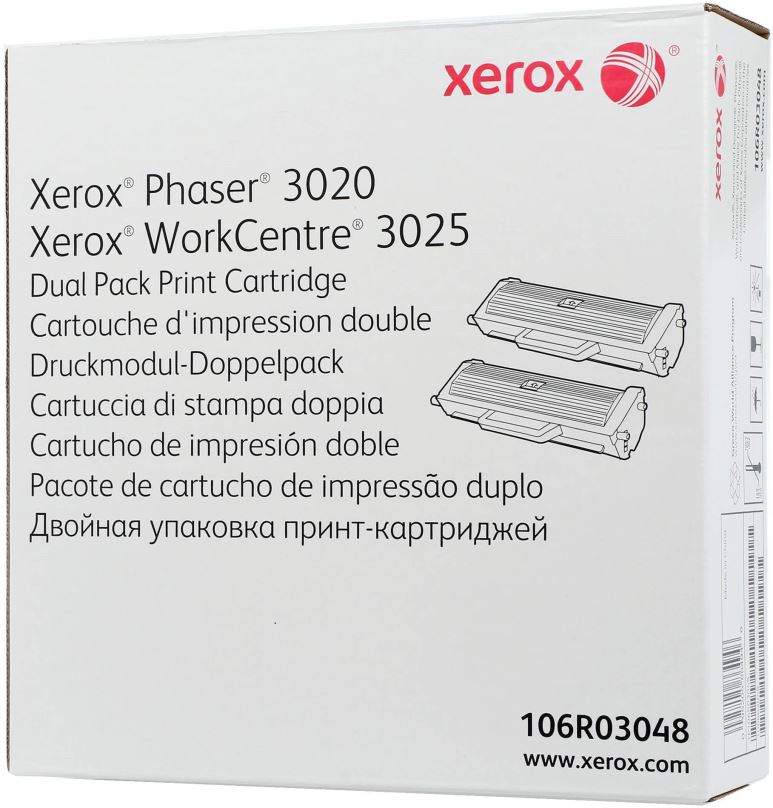 Toner Xerox 106R03048 DualPack, černý