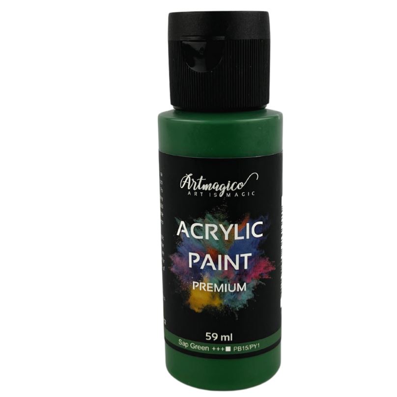 Artmagico - akrylové barvy Premium 59 ml Barva: Sap green