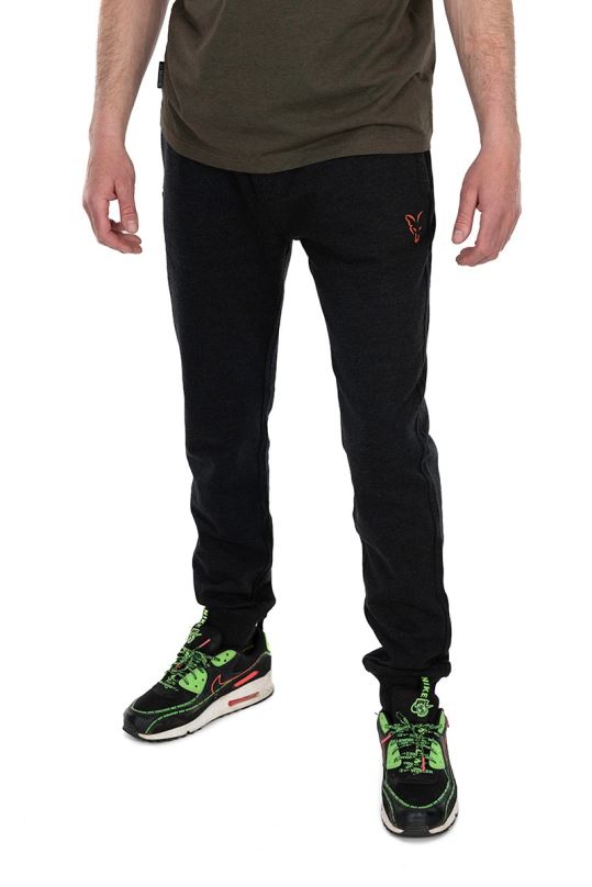 FOX Tepláky Collection Black/Orange Lightweight Jogger S