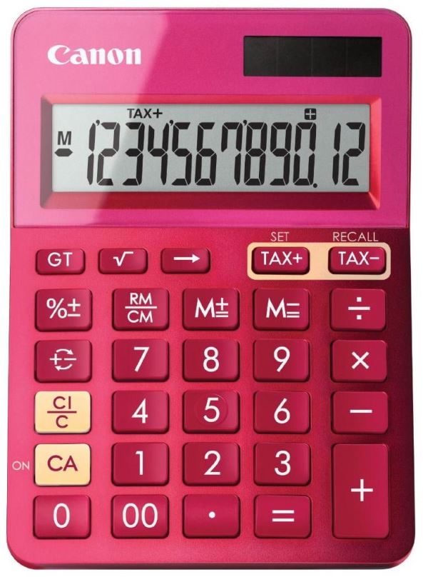 Kalkulačka CANON LS-123K růžová