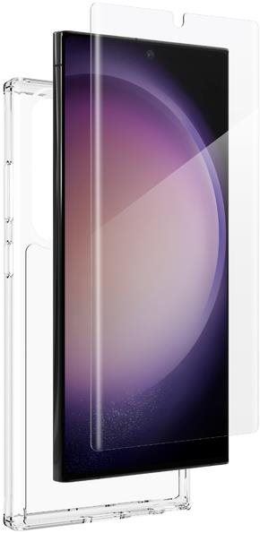 Kryt na mobil ZAGG iFrogz Defence Bundle Pack pro Samsung Galaxy S23 Ultra – ochranná fólie a průhledný ochranný k