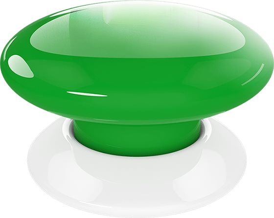 Chytré bezdrátové tlačítko FIBARO Tlačítko zelené