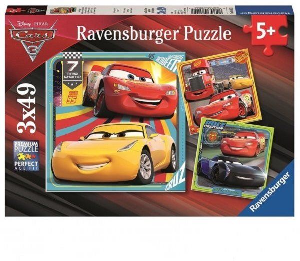 Puzzle Ravensburger 80151 Disney Auta 3 I