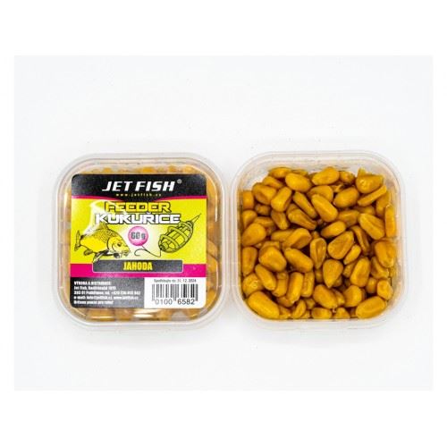 Jet Fish Feeder kukuřice Jahoda 60g
