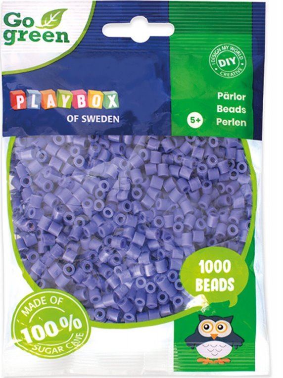 PLAYBOX Zažehlovací korálky - fialové 1000 ks