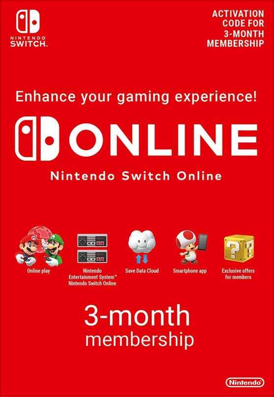 Dobíjecí karta 90 Days  Online Membership (Individual) - Nintendo Switch Digital