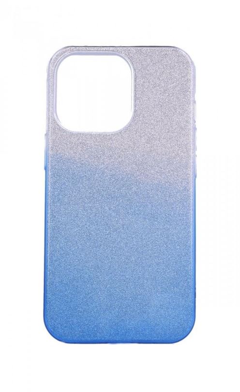 Kryt na mobil TopQ iPhone 13 Pro glitter stříbrno-modrý 64840