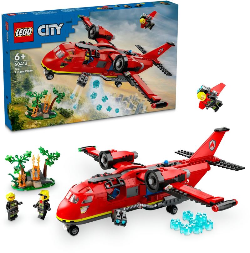 LEGO stavebnice LEGO® City 60413 Hasičské záchranné letadlo