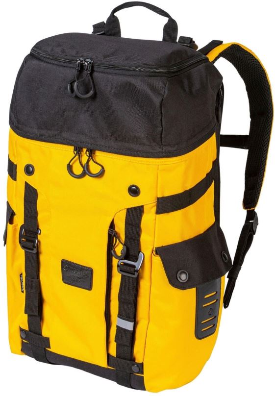 Městský batoh Meatfly Scintilla Yellow / Black 26 L