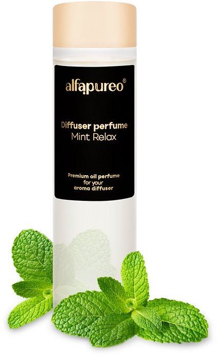 Náplň do difuzéru AlfaPureo olej Mint Relax, 200 ml
