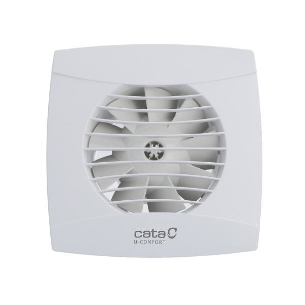 Koupelnový ventilátor CATA UC 10 H, hygro, časovač, bílý