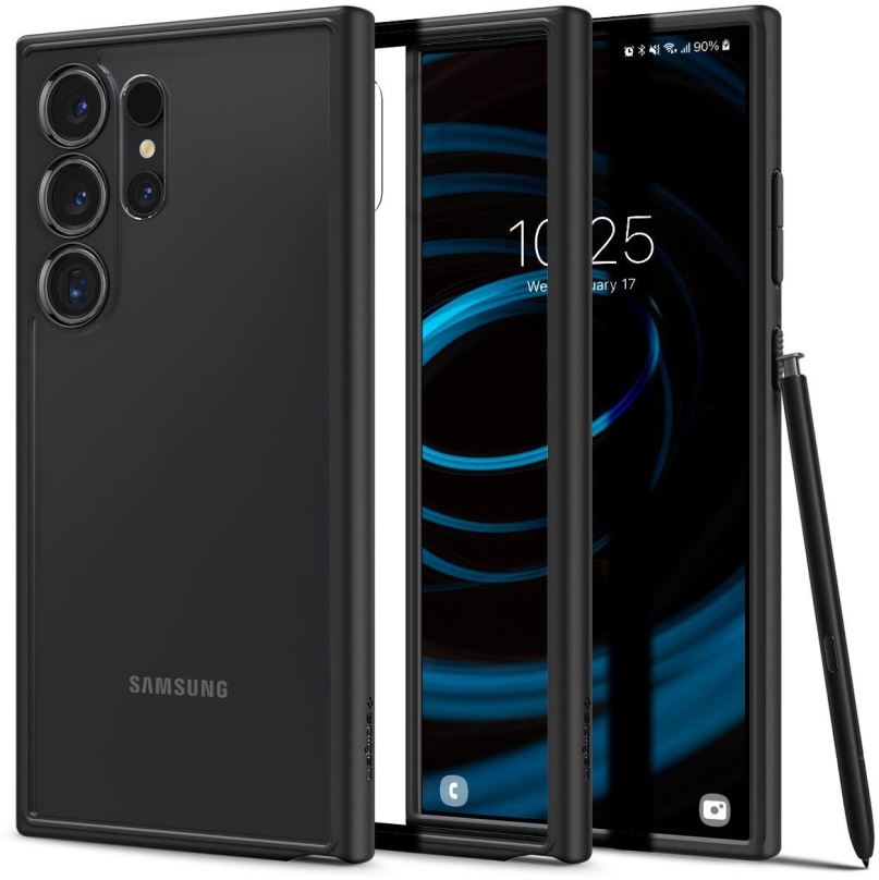 Kryt na mobil Spigen Ultra Hybrid Matte Black Samsung Galaxy S24 Ultra