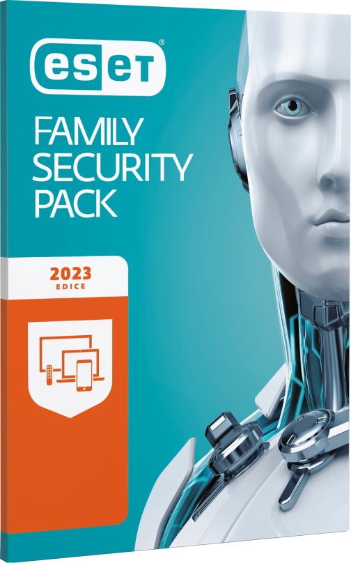 Internet Security ESET Family Security Pack pro 3 počítače a 3 mobilní zařízení na 12 měsíců (BOX)