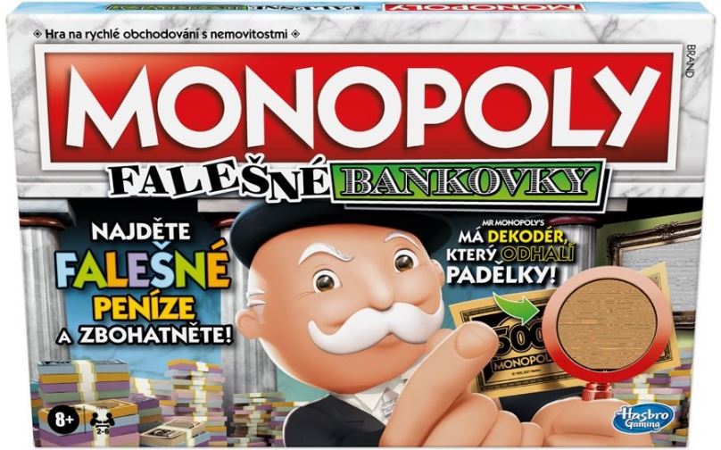 Desková hra Monopoly Falešné bankovky
