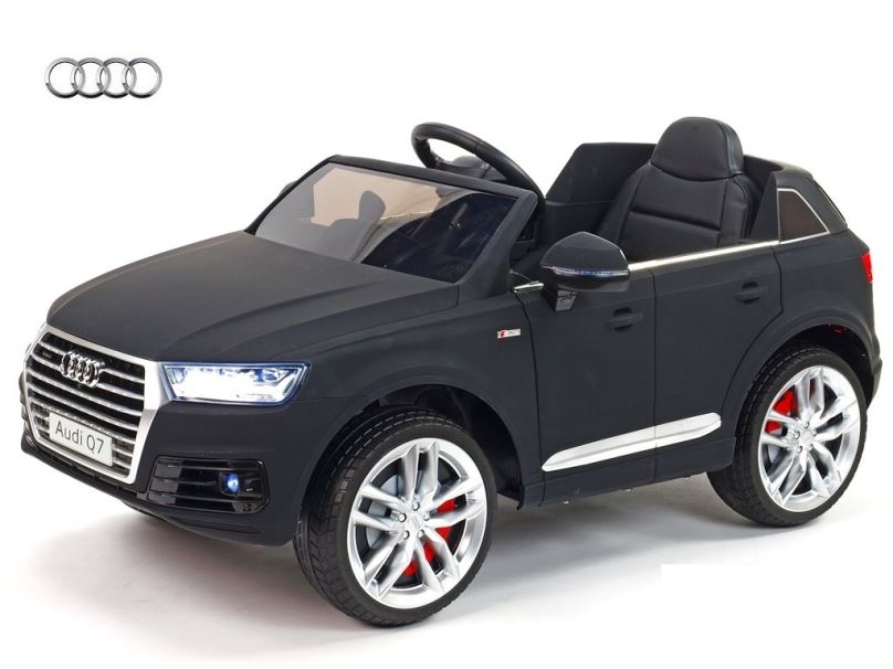 Elektrické auto pro děti Audi Q7, mat černá