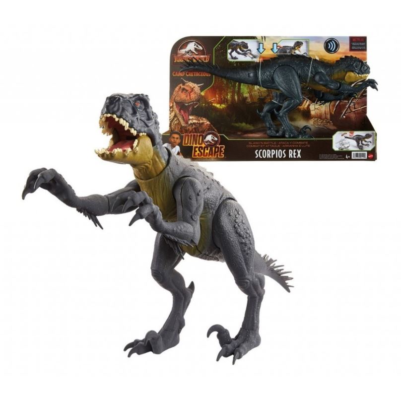 Jurský svět Dino útěk SCORPIOS REX, Mattel HBT41