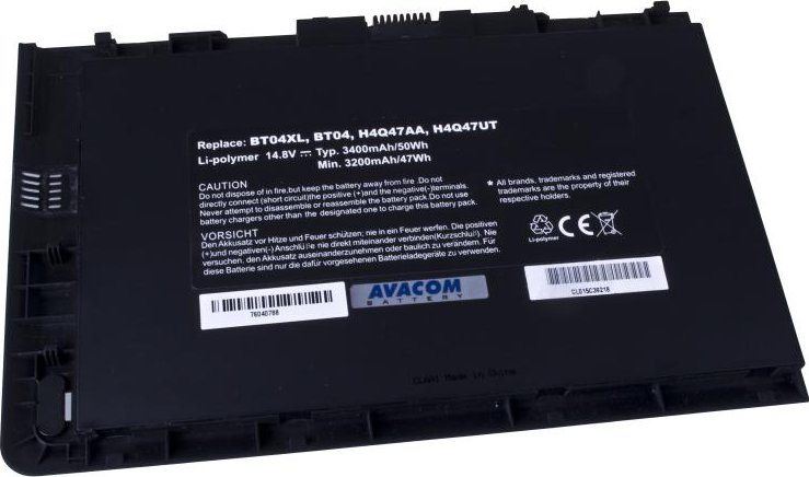Baterie do notebooku Avacom pro HP EliteBook 9470m Li-Pol 14,8V 3400mAh/50Wh