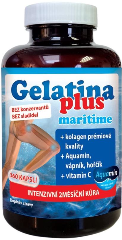 Kloubní výživa Gelatina plus maritime 360 kapslí