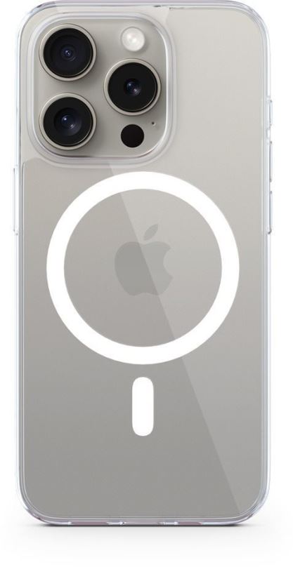 Kryt na mobil Epico Mag+ Hero kryt pro iPhone 15 Pro s podporou MagSafe - transparentní