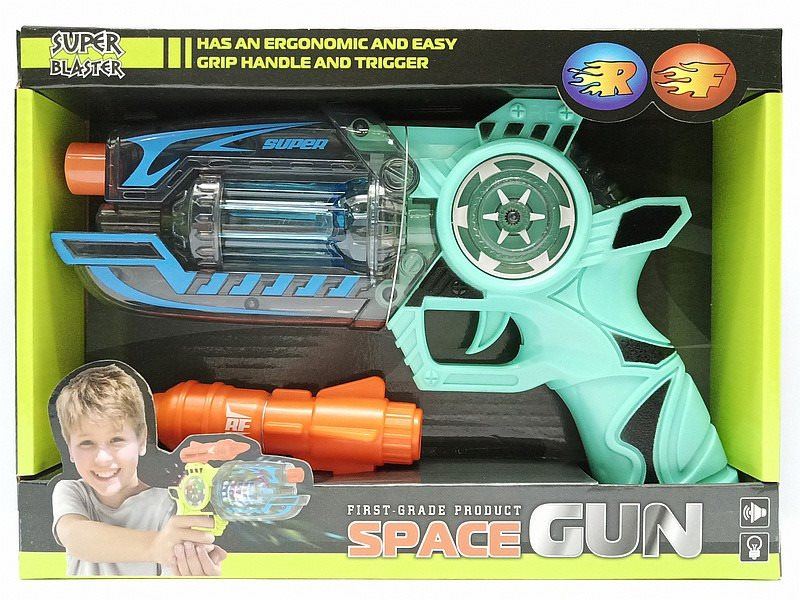 Dětská pistole Pistol na baterie - světlo - zvuk