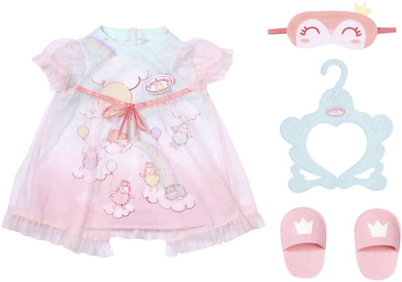 Oblečení pro panenky Baby Annabell Noční košilka Sladké sny, 43 cm