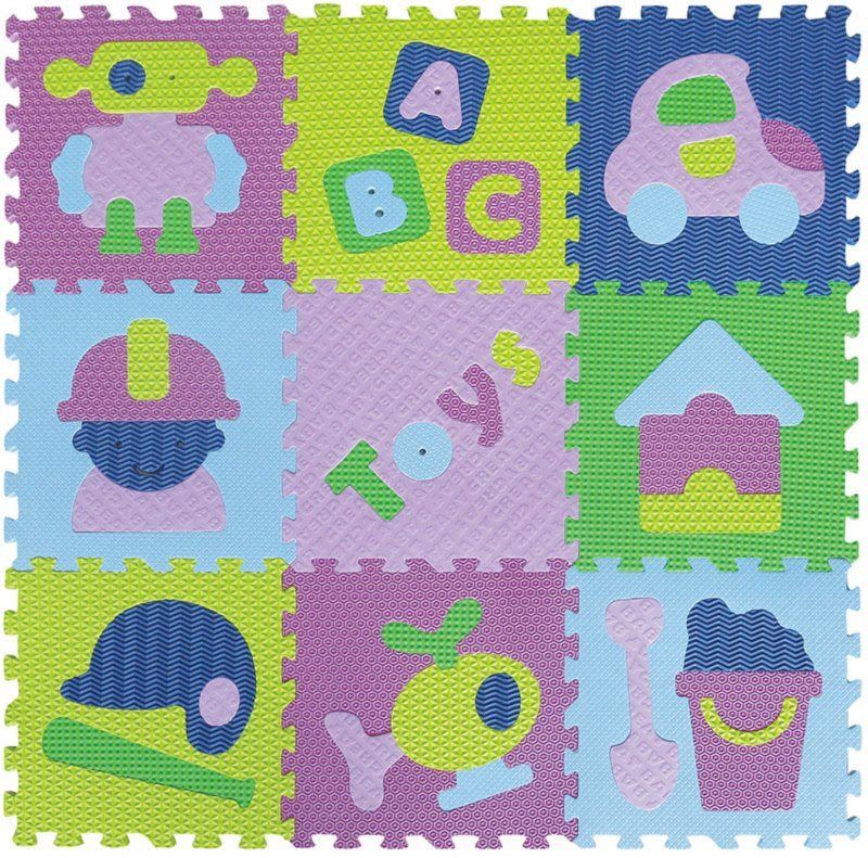 Pěnové puzzle Baby Great Pěnové puzzle Klučičí hračky SX (30x30)