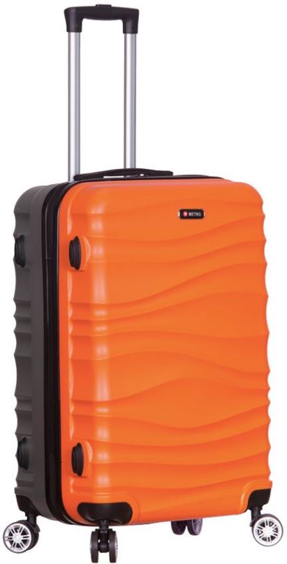 Cestovní kufr Metro LLTC1/3-S - oranžová/šedá