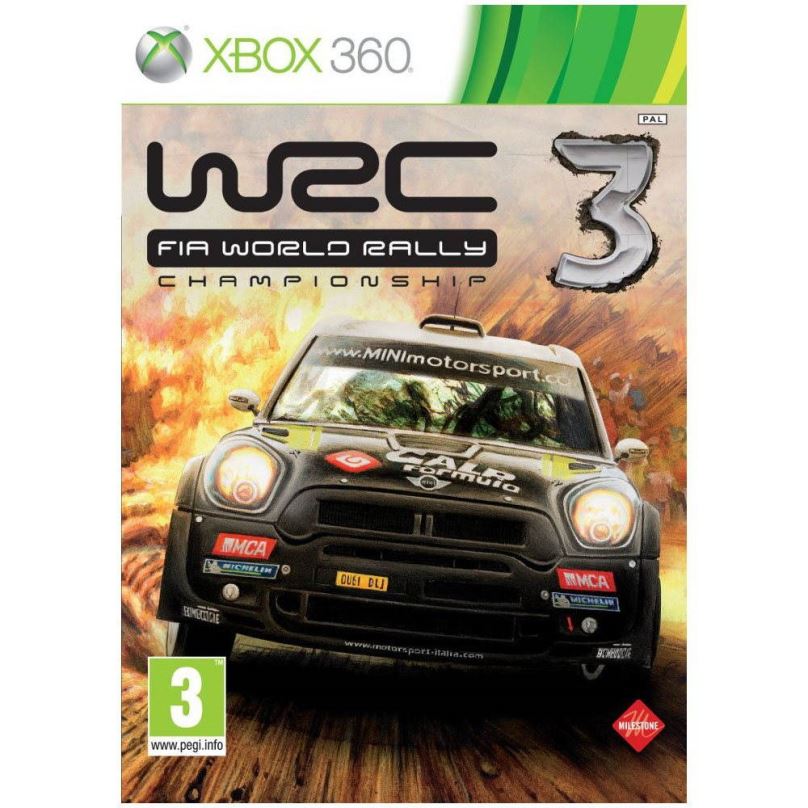 Hra na konzoli WRC 3: FIA World Rally Championship - Xbox 360